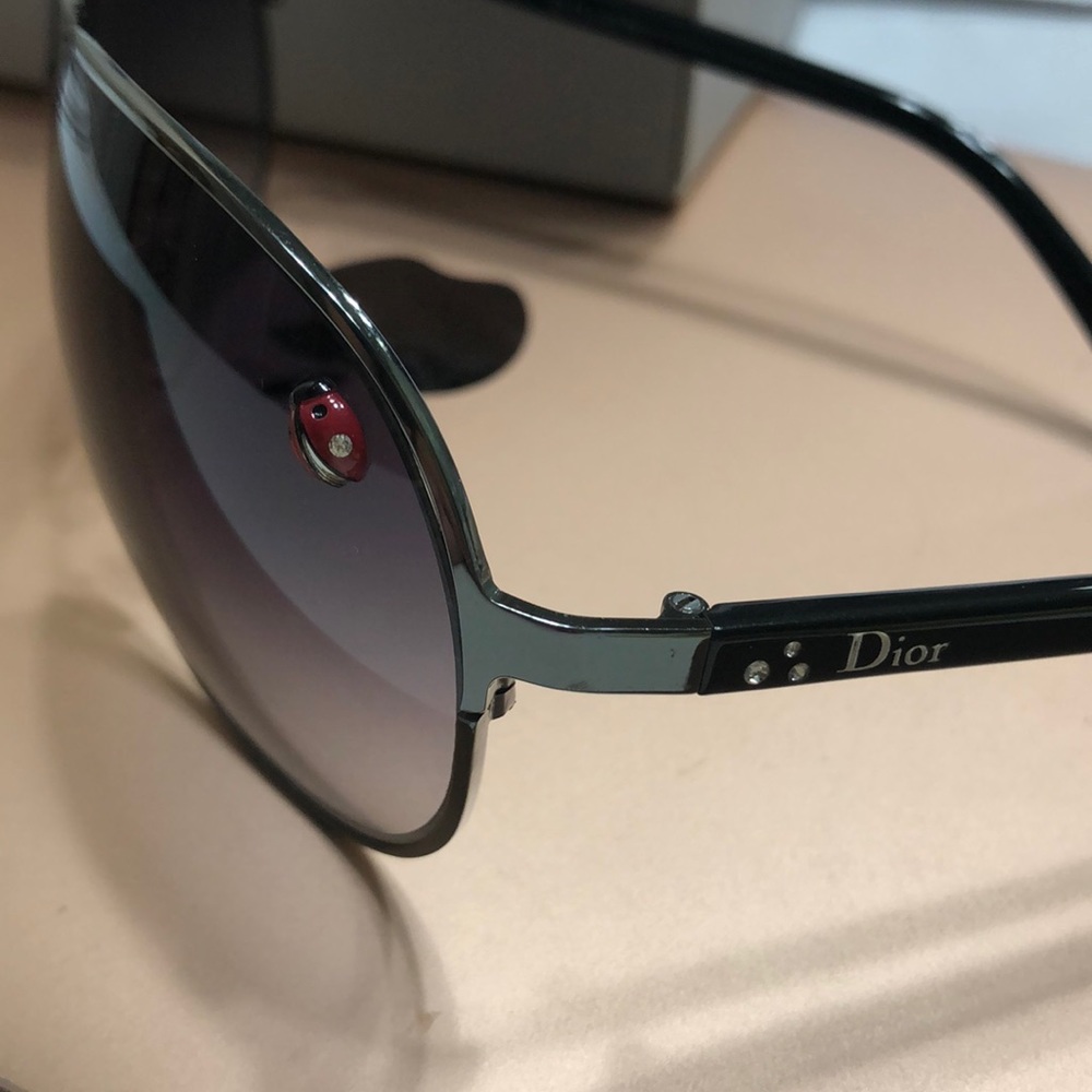 Authentic Christian Dior ladybird aviators